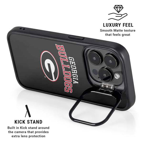 University of Georgia Bulldogs iPhone 14 Pro Max Kickstand Case