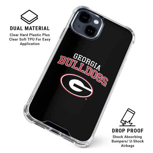 University of Georgia Bulldogs iPhone 15 Clear Case