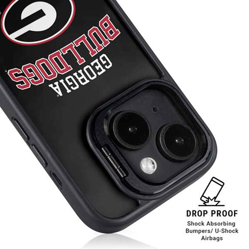 University of Georgia Bulldogs iPhone 15 Kickstand Case
