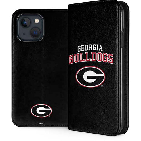 University of Georgia Bulldogs iPhone 15 Plus Folio Case
