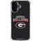 University of Georgia Bulldogs iPhone 16 Plus Clear Case