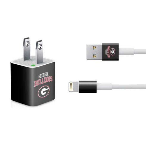 University of Georgia Bulldogs iPhone Charger (5W USB) Skin