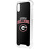 University of Georgia Bulldogs iPhone XS Clear Case
