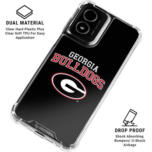 University of Georgia Bulldogs Moto G Power 5G (2024) Clear Case