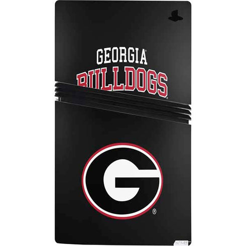 University of Georgia Bulldogs PS5 Pro Console Skin