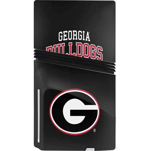University of Georgia Bulldogs PS5 Pro Disk Console Skin