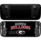 University of Georgia Bulldogs Steam Deck Handheld Gaming Computer OLED Skin