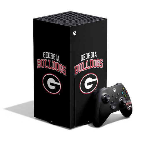 University of Georgia Bulldogs Xbox Series X Bundle Skin