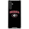 University of Georgia Collegiate Text Galaxy A17 Clear Case