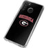 University of Georgia Collegiate Text Galaxy A21 Clear Case