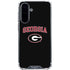 University of Georgia Collegiate Text Galaxy A36 5G Clear Case