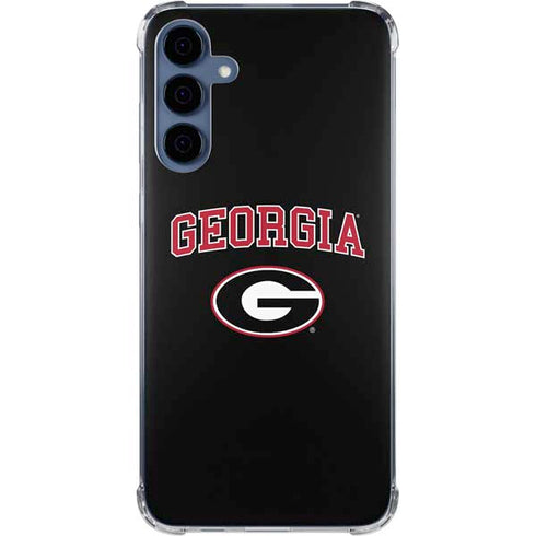 University of Georgia Collegiate Text Galaxy A55 5G Clear Case