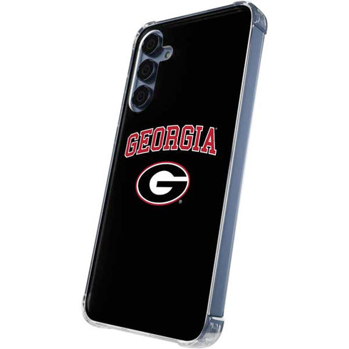 University of Georgia Collegiate Text Galaxy A55 5G Clear Case