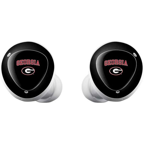University of Georgia Collegiate Text Galaxy Buds Plus Skin