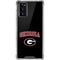 University of Georgia Collegiate Text Galaxy Note20 5G Clear Case