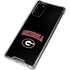 University of Georgia Collegiate Text Galaxy Note20 5G Clear Case