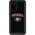 University of Georgia Collegiate Text Galaxy S20 Plus Waterproof Case