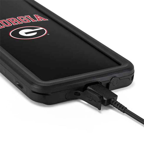 University of Georgia Collegiate Text Galaxy S20 Plus Waterproof Case