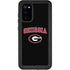 University of Georgia Collegiate Text Galaxy S20 Waterproof Case