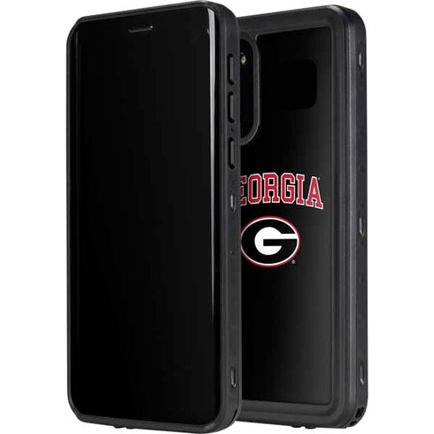 University of Georgia Collegiate Text Galaxy S20 Waterproof Case