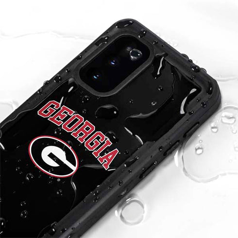 University of Georgia Collegiate Text Galaxy S20 Waterproof Case