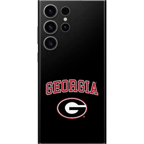 University of Georgia Collegiate Text Galaxy Skins