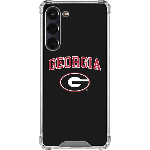 University of Georgia Collegiate Text Galaxy S24 FE Clear Case