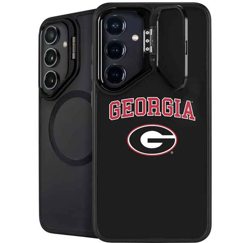 University of Georgia Collegiate Text Galaxy S25 Kickstand Case