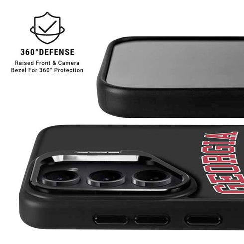 University of Georgia Collegiate Text Galaxy S24 Kickstand Case