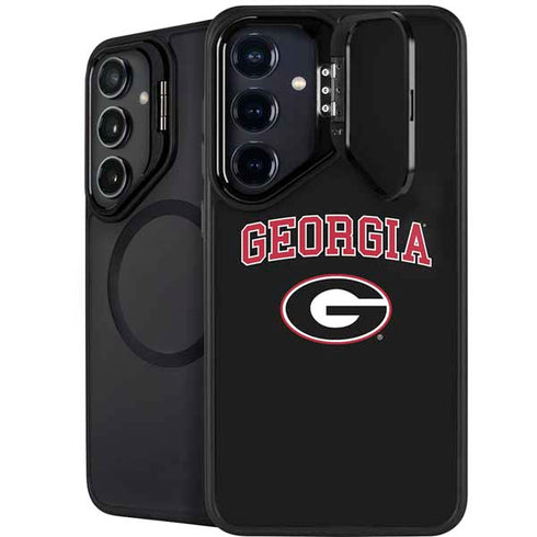 University of Georgia Collegiate Text Galaxy S25 Plus Kickstand Case