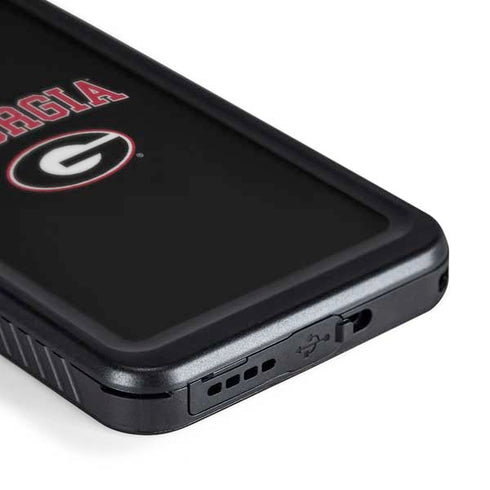 University of Georgia Collegiate Text Galaxy S24 Plus Waterproof Case