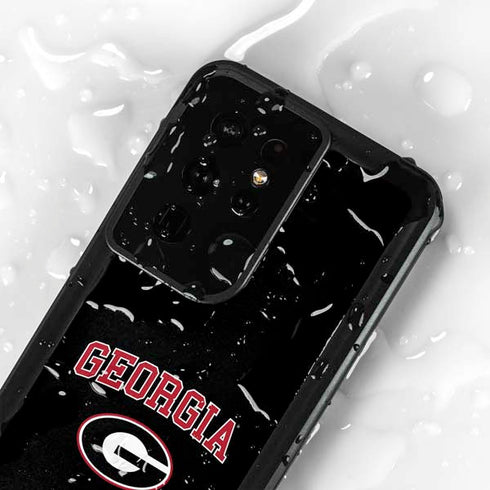 University of Georgia Collegiate Text Galaxy S24 Ultra Waterproof Case