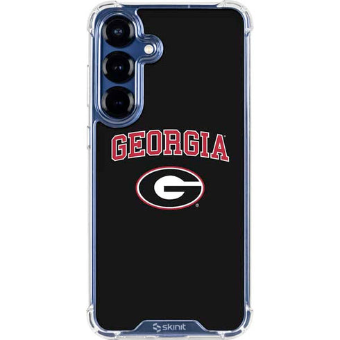University of Georgia Collegiate Text Galaxy S25 Plus Clear Case