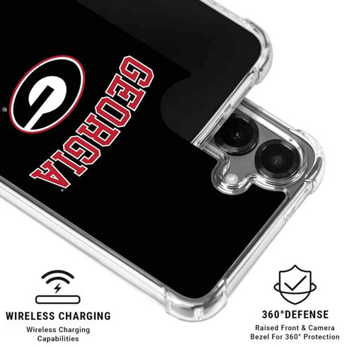 University of Georgia Collegiate Text Galaxy S26 Plus Clear Case