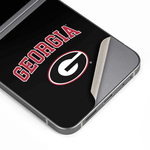 University of Georgia Collegiate Text Galaxy Z Flip6 Skin