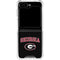 University of Georgia Collegiate Text Galaxy Z Flip6 Clear Case
