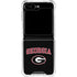 University of Georgia Collegiate Text Galaxy Z Flip6 Clear Case
