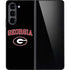 University of Georgia Collegiate Text Galaxy Z Fold5 5G Skin