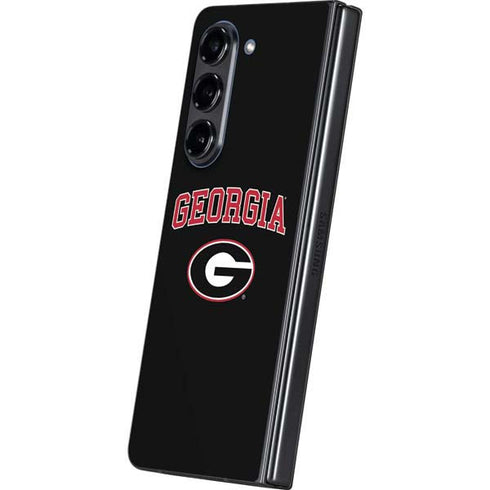 University of Georgia Collegiate Text Galaxy Z Fold5 5G Skin