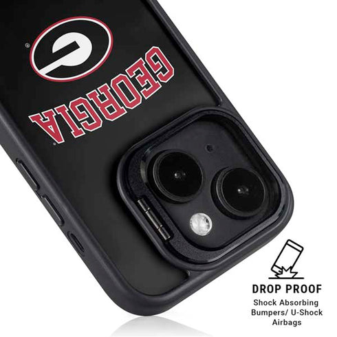 University of Georgia Collegiate Text iPhone 13 Kickstand Case