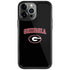 University of Georgia Collegiate Text iPhone Cases