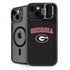 University of Georgia Collegiate Text iPhone 14 Plus Kickstand Case