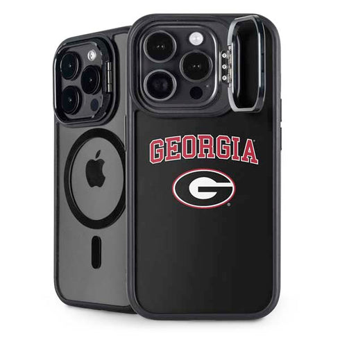 University of Georgia Collegiate Text iPhone 14 Pro Max Kickstand Case