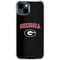 University of Georgia Collegiate Text iPhone 15 Clear Case