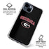 University of Georgia Collegiate Text iPhone 15 Clear Case