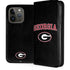 University of Georgia Collegiate Text iPhone 15 Pro Folio Case