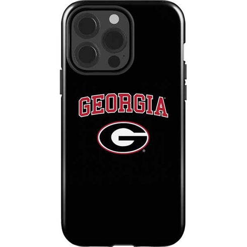 University of Georgia Collegiate Text iPhone 15 Pro Impact Case