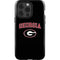 University of Georgia Collegiate Text iPhone 15 Pro Impact Case