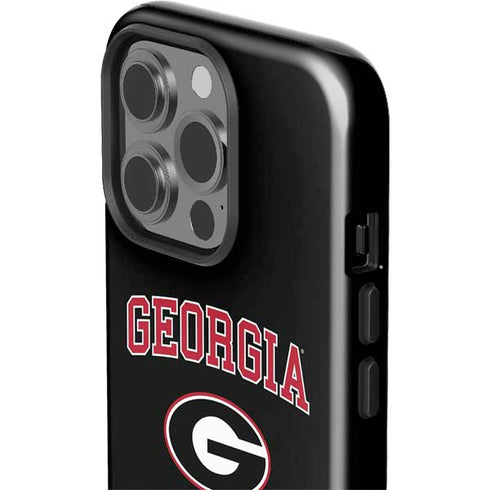 University of Georgia Collegiate Text iPhone 15 Pro Impact Case