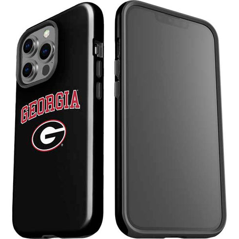 University of Georgia Collegiate Text iPhone 15 Pro Impact Case